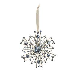 Blue Jewelled Snowflake