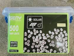 Solar Fairy Lights- 500 LED - White