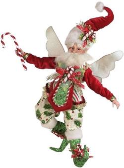 Candy Cane Holly Fairy (Medium) - 17"