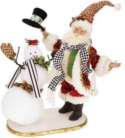 Santa And Snowman - 18"