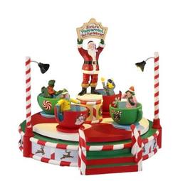 Santa's Peppermint Teacup Spinner