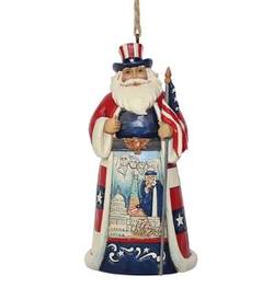 American Santa Hanging Ornament