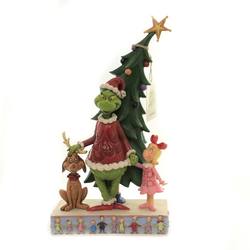 Grinch, Max and Cindy by Tree