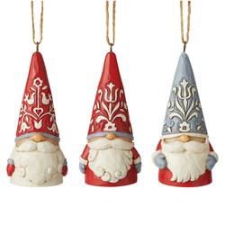Mini Gnome Hanging Ornament - Set of 3