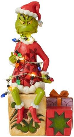 Grinch on Present - Light up!