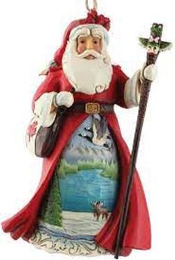 Canadian Santa Hanging Ornament