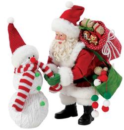 Kozy Knit Santa - Set of 2