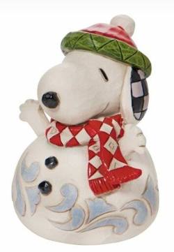 Snoopy Snowman Mini