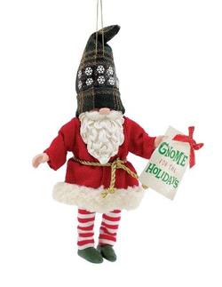 Gnome Holidays Ornament