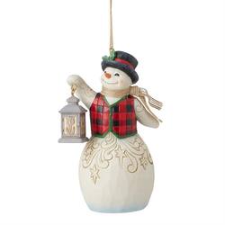 Snowman with Lantern