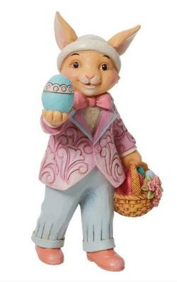 Bunny with Egg Pint Sized Figurine