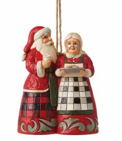 Mr & Mrs Claus Hanging Decoration