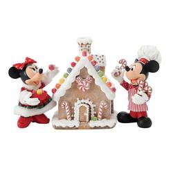 Minnie & Mickey's Gingerbread House, Set of 3