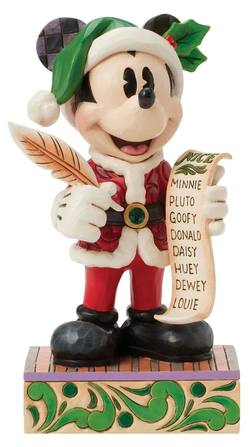 Santa Mickey with List