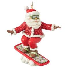 Santa Snowboarding