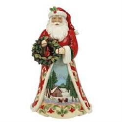 Santa with Wreath