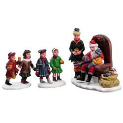 Visiting Santa  -  Set of 3