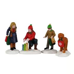 Festive Holiday Shoppers
