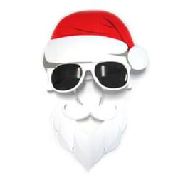 Santa Face with Sunglasses