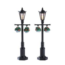 thumbnail image 2 of Lemax Spot Lights For Holiday Village & Train Sets – Illuminated, Black (Medium, 2.6 In) – 0728162447555 2 of 3