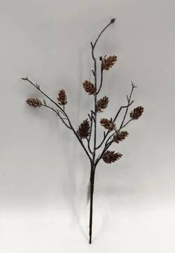 Brown Pine Cone Pick