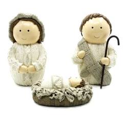 Nativity Set- 3 Piece - Small