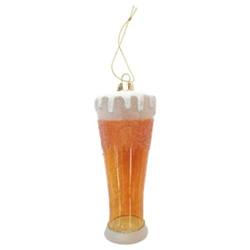 Glass beer glass hanger
