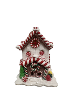 Gingerbread House with Brown Roof