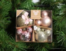 Disney Baubles - Pink & Gold - 7cm