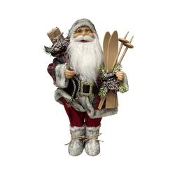 Standing Santa in Tartan  - 40cm