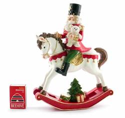 Rocking Horse with Nutcracker