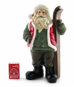 Santa with Skis