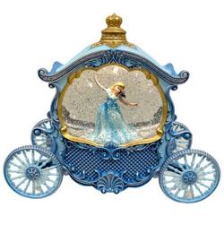 Princess Carriage Lantern Glitter Globe