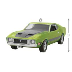 2023 Classic American Cars 1973 Ford Mustang Mach 1 2023 Metal Ornament