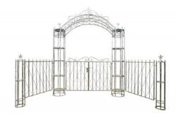 Christmas White gates