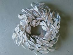 Silver Leaf Wreath