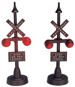 4" Railway Stop Light.  Set Of 2