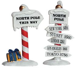 North Pole Signs