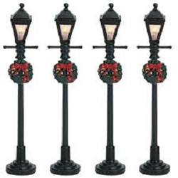 Gas Lantern Street Lamp. Set Of 4