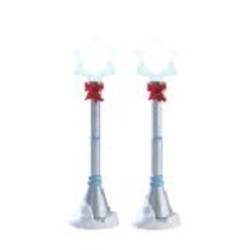 Snowflake Lamp Post.Set of 2