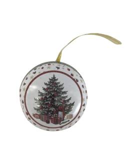 Metal Hanging Ball Decoration with Tree