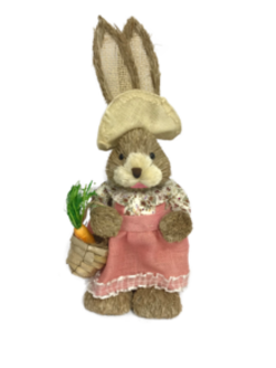 girl Bunny holding Basket