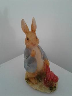 Peter Rabbit with sack onions