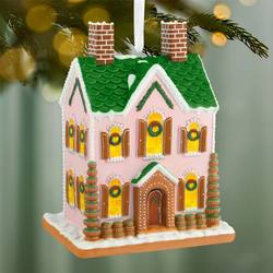 2026 Gorgeous Gingerbread House Porcelain Ornament