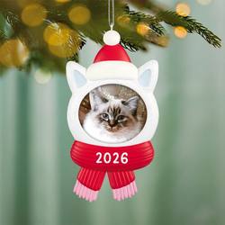 2026 Snow Cat Photo Frame