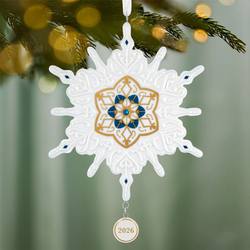 2026 Snowflake Porcelain Ornament