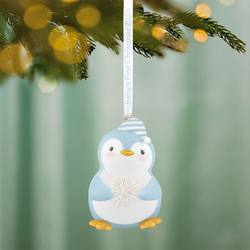 2026 Baby Boy's First Christmas Penguin Ornament