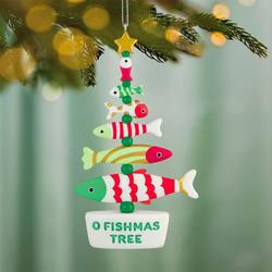 2026 O Fishmas Tree Ornament