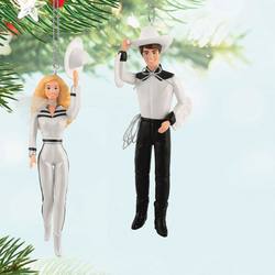 2025 Western Stars Barbie and Ken Ornament Set
