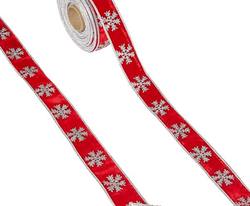 Red Snowflake Ribbon